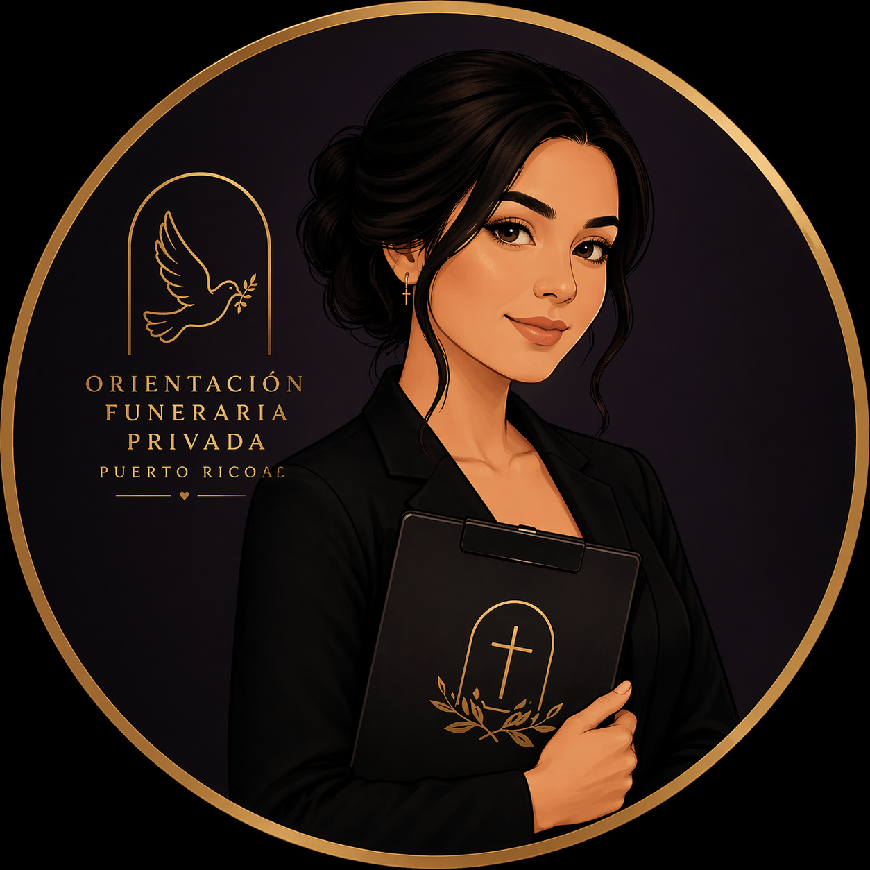 Angelita, orientadora funeraria privada
